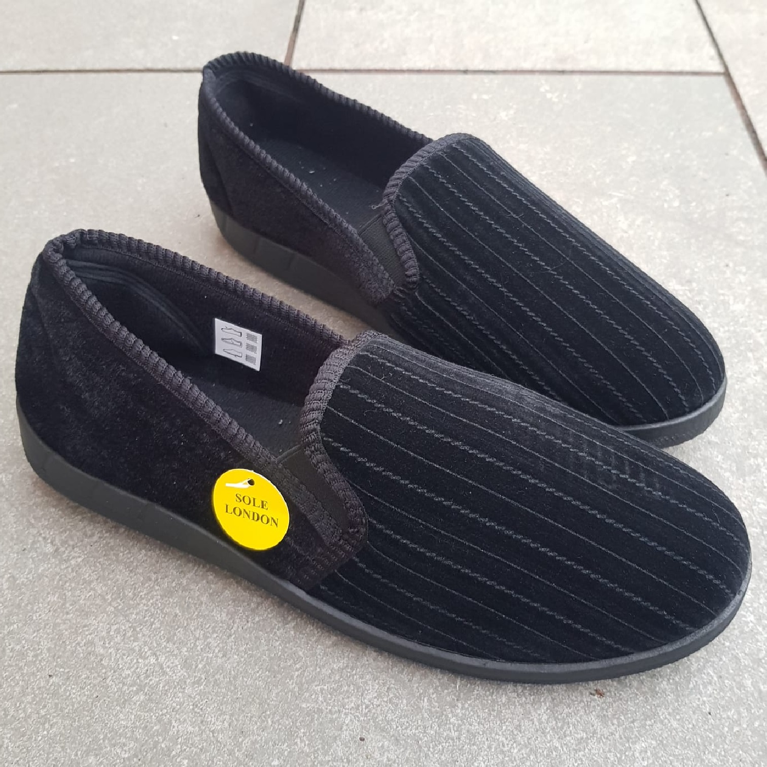 mens hard sole slippers